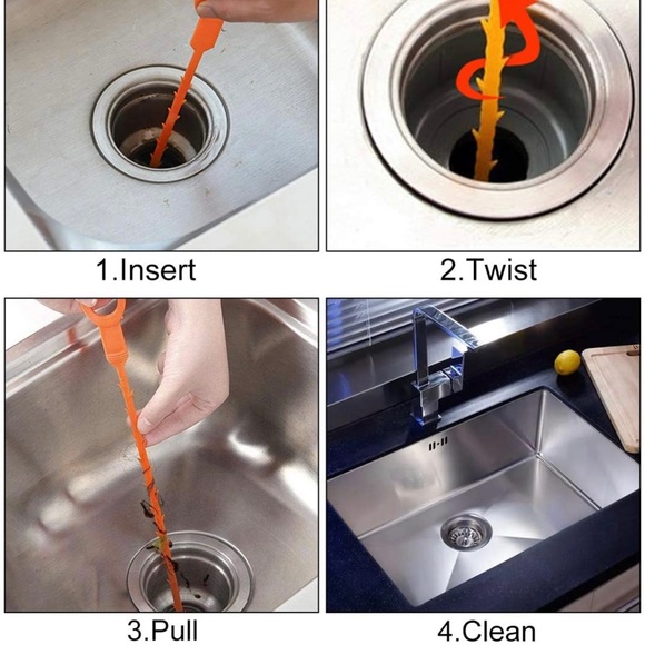 Unused 3 Pack - 25 Inch Drain Snake Tool - Picture 5 of 7